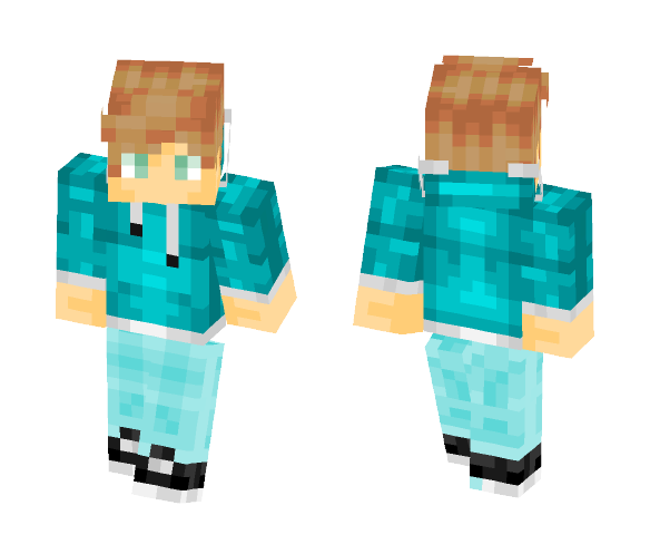 Star - Teen Hoodie Boy - Boy Minecraft Skins - image 1