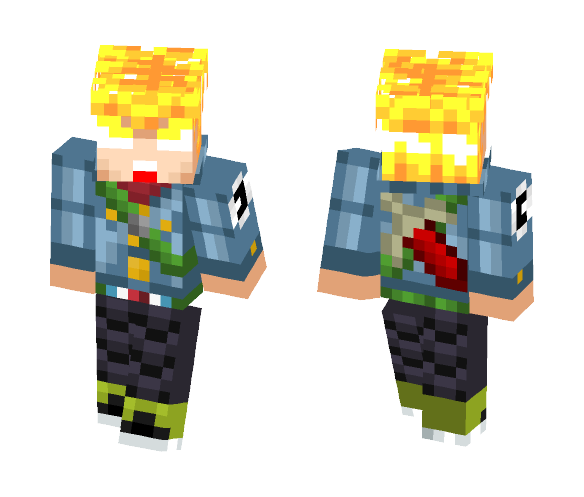 Trunks Super Saiyan Rage - Male Minecraft Skins - image 1