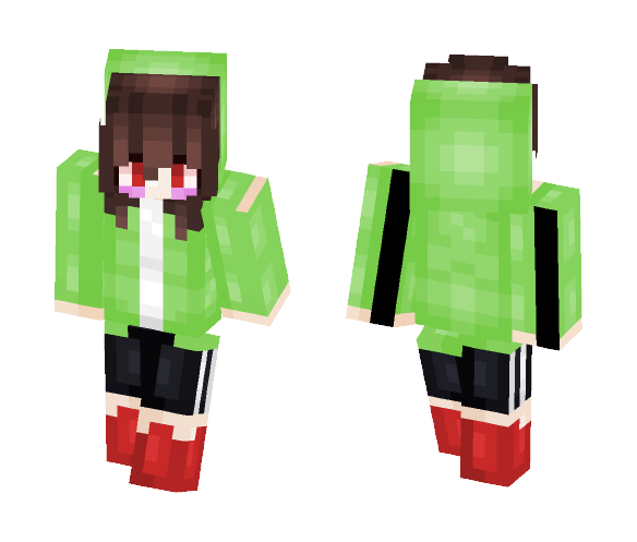 ♡ Storyshift Chara ♡ - Female Minecraft Skins - image 1