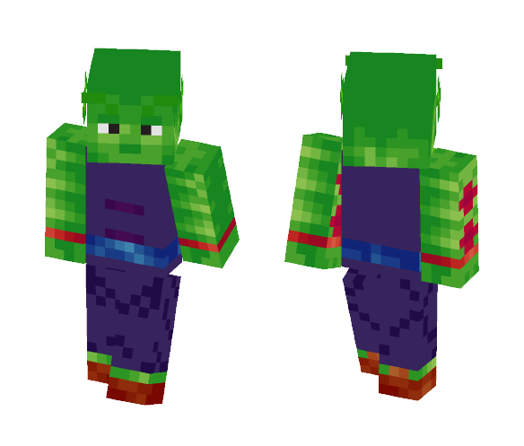 Piccolo (No Turban) - Male Minecraft Skins - image 1