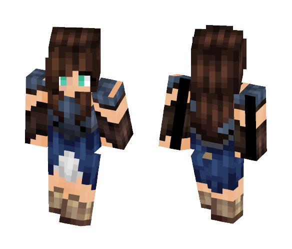 Huntress Girl - Girl Minecraft Skins - image 1