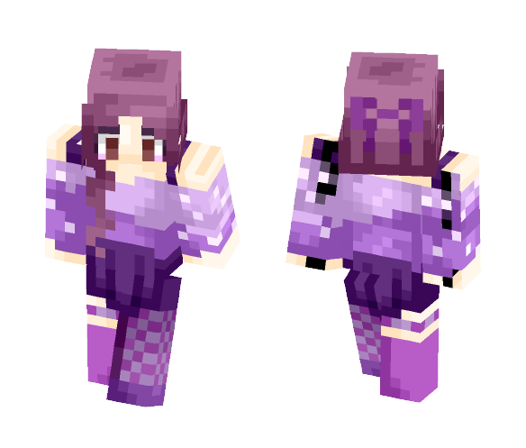∆•Lavender sky•∆ - Female Minecraft Skins - image 1