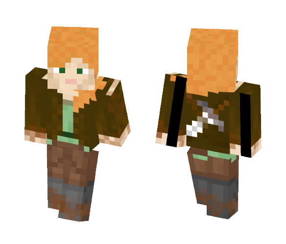 Muddy Alex - Female Minecraft Skins - image 1