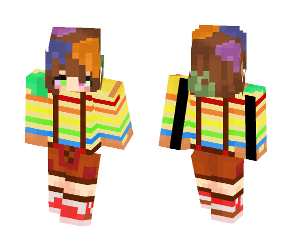 Inktale - Frisk - Female Minecraft Skins - image 1