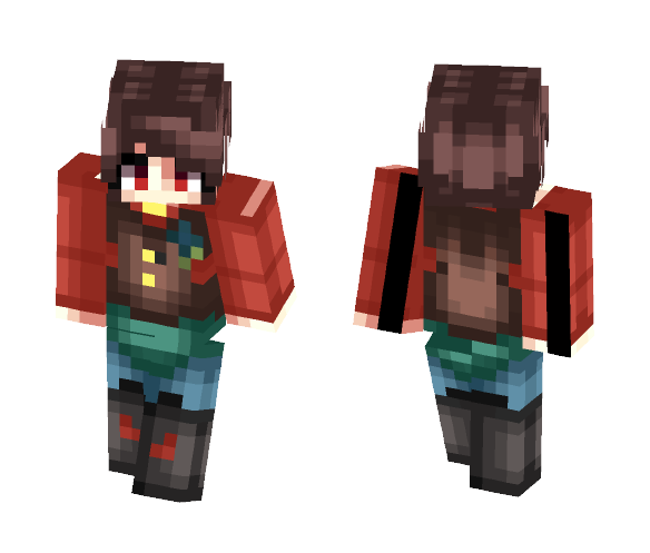 Red_Girl - Female Minecraft Skins - image 1