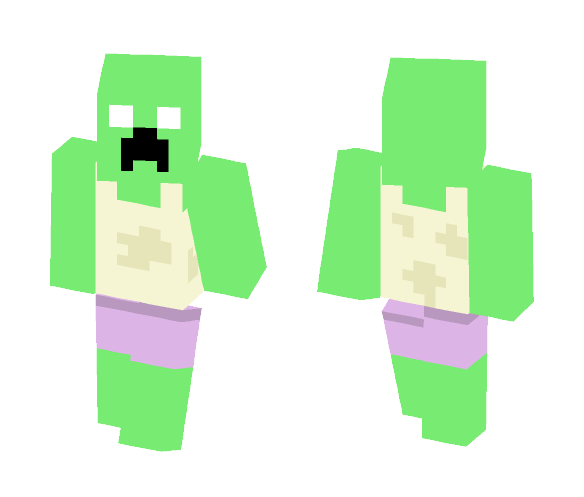 Creeper Bum - Male Minecraft Skins - image 1