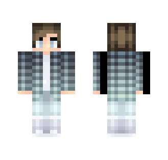 A guy with a blue plaid jacket - Male Minecraft Skins - image 2