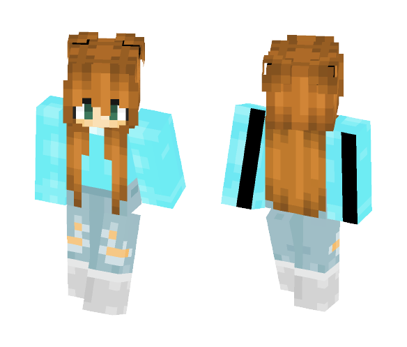 ~Blue Oceans~ - Female Minecraft Skins - image 1