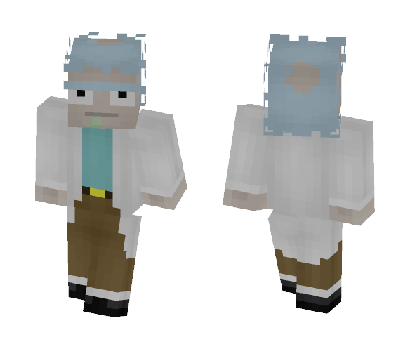 Rick and Morty: Rick Sanchez - Male Minecraft Skins - image 1