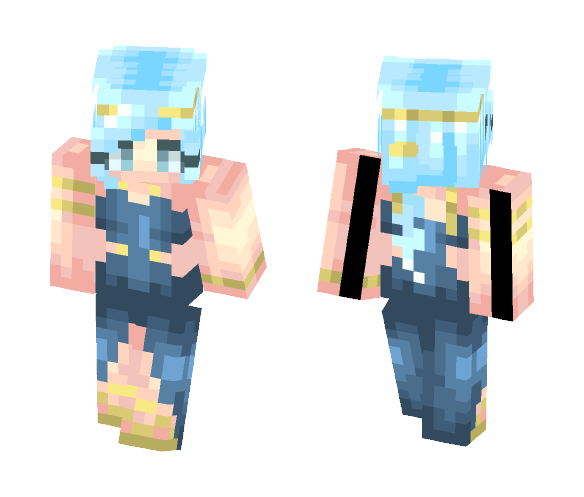 ZODIAC-Aquarius - Female Minecraft Skins - image 1