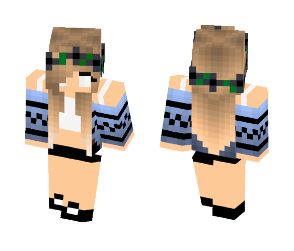 The story of a blind girl - Girl Minecraft Skins - image 1