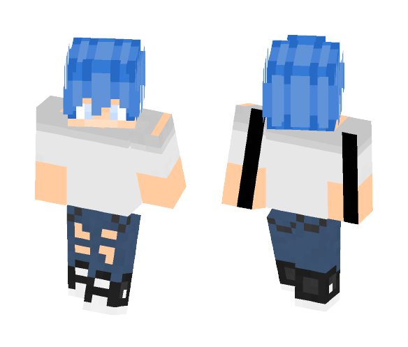 tried to shade (boy version) - Male Minecraft Skins - image 1