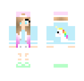 unicorne girl - Girl Minecraft Skins - image 2