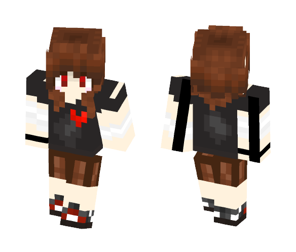 Chara Dreemurr (Casual Outfit) - Female Minecraft Skins - image 1