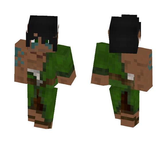Wood Elf Druid - Naelurir - Male Minecraft Skins - image 1