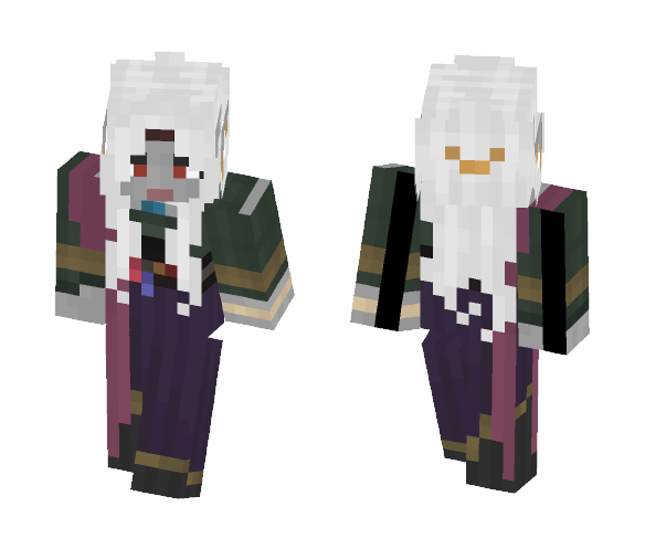 Dark Elf Gyspy [LoTC] [✔] - Female Minecraft Skins - image 1