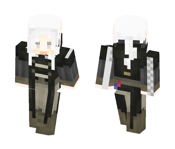 Black Robes - (•◡•) / - Female Minecraft Skins - image 1