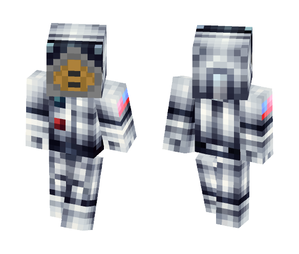 Facehugged Astronaut - Male Minecraft Skins - image 1
