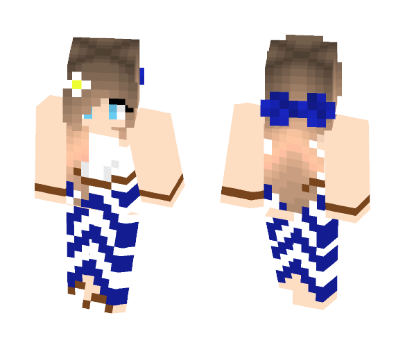 beach girl - Girl Minecraft Skins - image 1