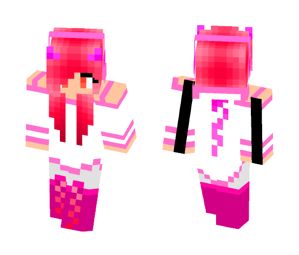 Pink Demon - Female Minecraft Skins - image 1