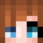 ♡ Cyan Horizon Crescent ♡ - Female Minecraft Skins - image 3