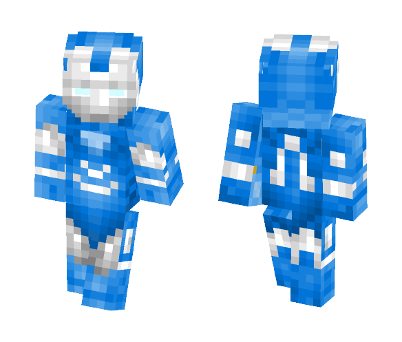 Blue Ironman - Comics Minecraft Skins - image 1