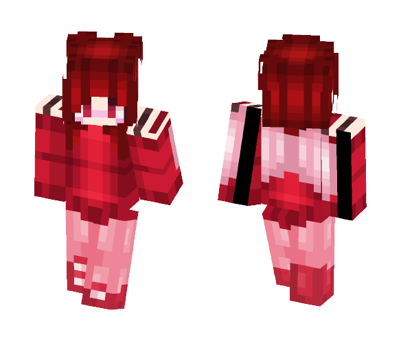 ♡ Rose Red Angel ♡ - Female Minecraft Skins - image 1