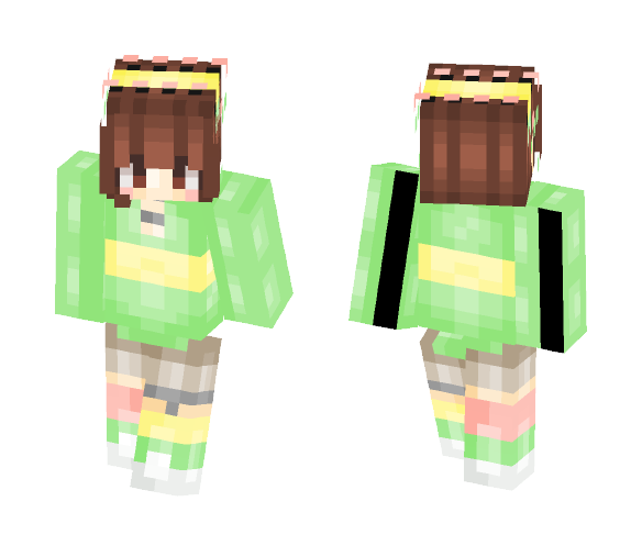 ♡ Chara Dreemurr ♡ - Female Minecraft Skins - image 1