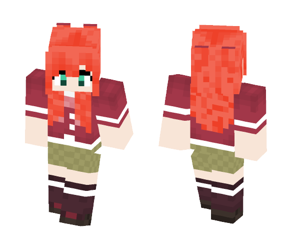 kokoa with long hair - Female Minecraft Skins - image 1