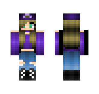 Purple Person - Female Minecraft Skins - image 2