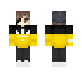 Boy in a tracksuit (with eye patch) - Boy Minecraft Skins - image 2