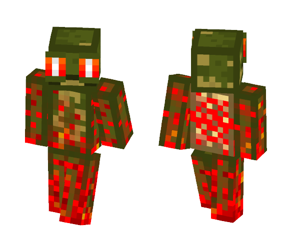 Satanic Turtle - Male Minecraft Skins - image 1