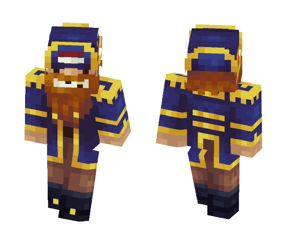 Cap'n Beard - Male Minecraft Skins - image 1