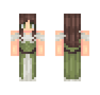 Gallant Green Gown - Female Minecraft Skins - image 2