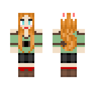 Alex as a bunny - Female Minecraft Skins - image 2