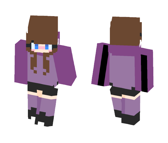 hoodies are cool - Female Minecraft Skins - image 1