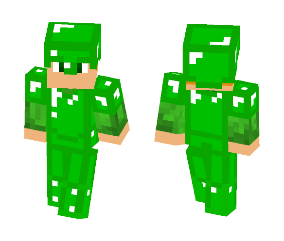 Woodland Elf New (w/ Emerald Armor) - Male Minecraft Skins - image 1