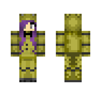 SpringTrap Human (FEMALE) - Female Minecraft Skins - image 2