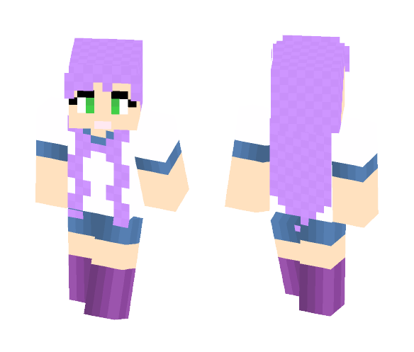 Adorable Anime Girl - Anime Minecraft Skins - image 1