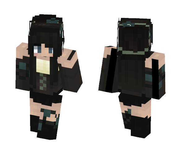 Nature witch [+ drawing] - Female Minecraft Skins - image 1