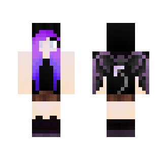 ✖ | Purple Dragon - Female Minecraft Skins - image 2