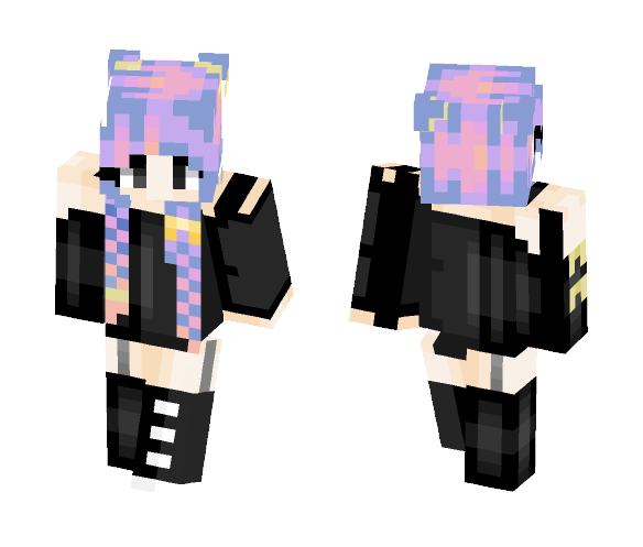 Halfsies With the almighty Oka - Female Minecraft Skins - image 1