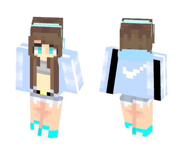 €łłα | Blue Azure | Reshaded - Female Minecraft Skins - image 1