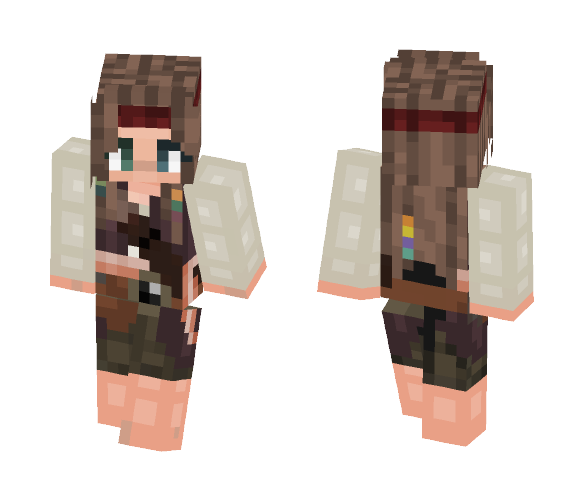 ~pirate 1.2~ - Female Minecraft Skins - image 1