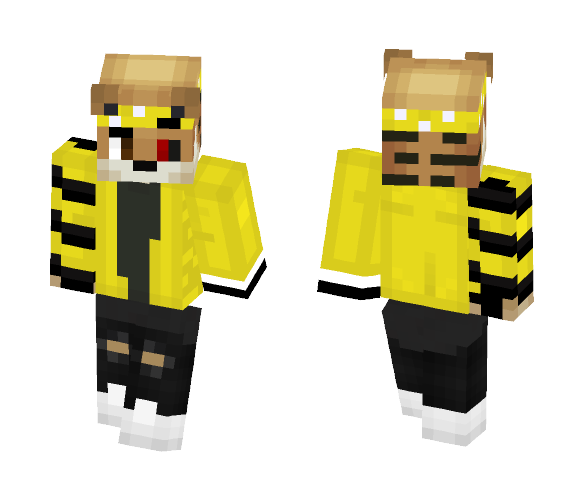 Yellow PvP Tiger with Ghoul eye