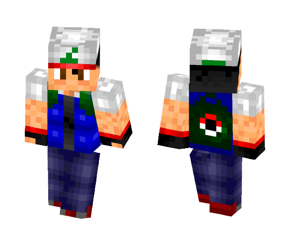 Ash Ketchum Skin - Male Minecraft Skins - image 1