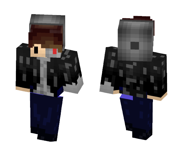 Chibi Cyborg - Male Minecraft Skins - image 1
