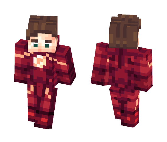 CW The Flash Barry Allen Unmasked - Comics Minecraft Skins - image 1