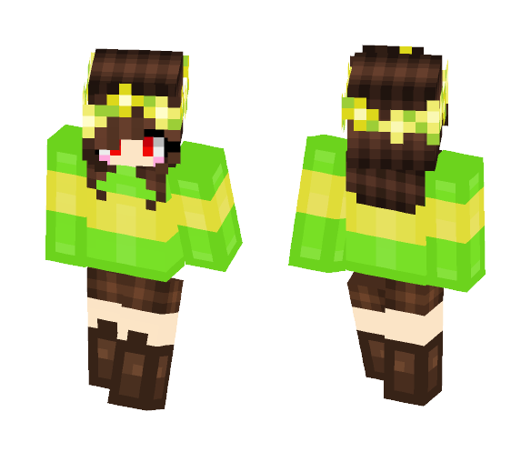 Chara Dreemurr ~Undertale - Female Minecraft Skins - image 1