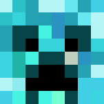 Blue Creeper In a Suit - Male Minecraft Skins - image 3